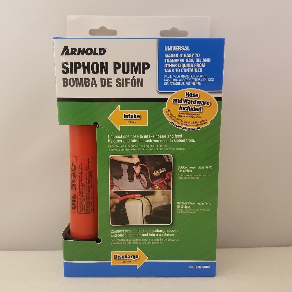 Arnold Siphon Pump Universal  w/ Hose & Hardware NEW